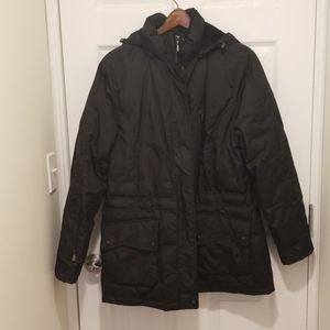 St John's Bay EUC black ski jacket Size L